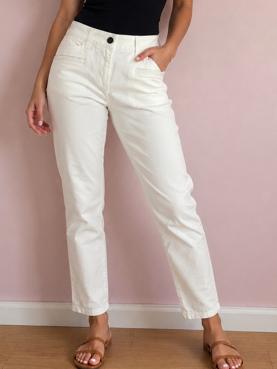 LOFT Denim - LOFT Skinny Leg Jeans in Off-White